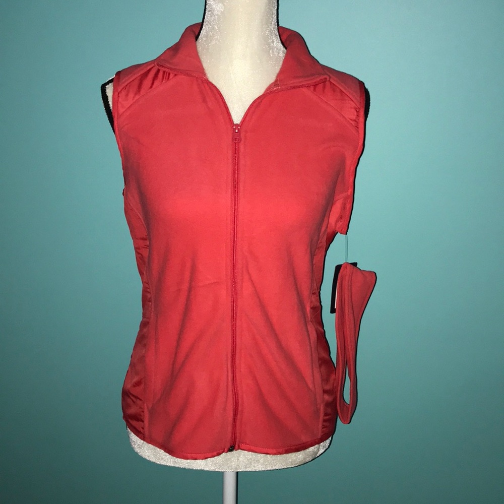 Tech Gear Vest with head band NWT